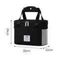Insulated bag 10 (large black)