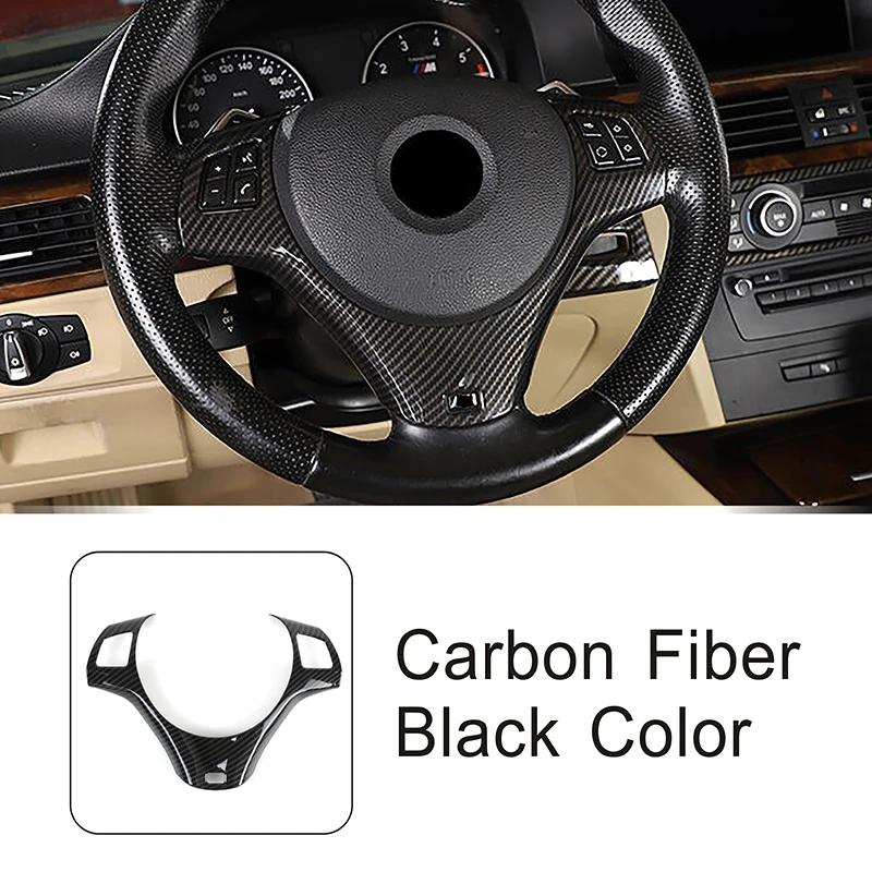 Lenkrad Dekorrahmen Carbon Optik - Für BMW 3er E90 E92 E93 (2005-2012)