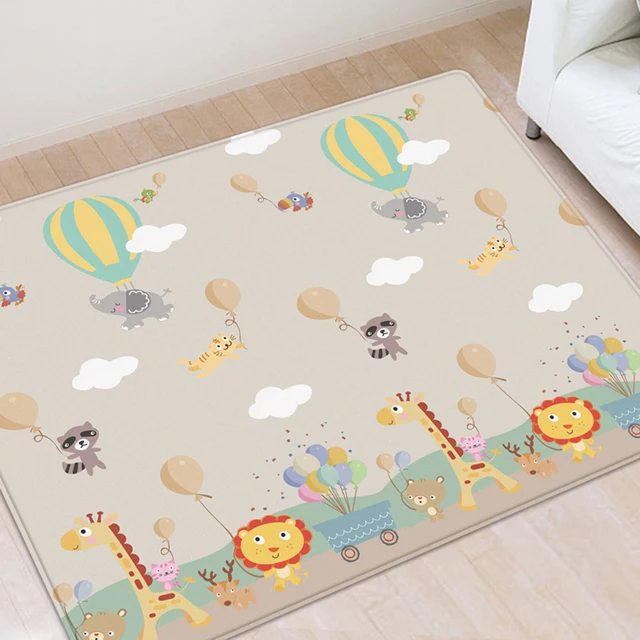 200*180cm Thick Baby Play Mat Decor Home Foldable Child Crawling Waterproof Mat Double-sided design Kids Games Rug picnic Mat 2