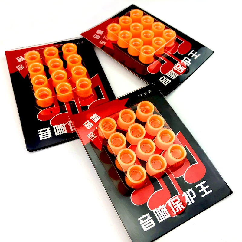 12pcs Universal RCA Jack Cover Cap Audio Connector Protective Cap RCA Dust Caps