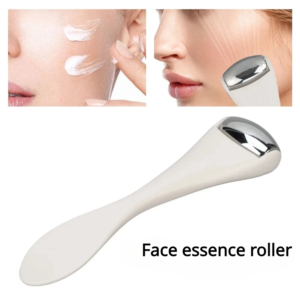 Double-ended Stainless Steel Roller Eye Cream Stick Handheld Cold Compress Popsicle Massage Metal Roller Facial Treatment Tool