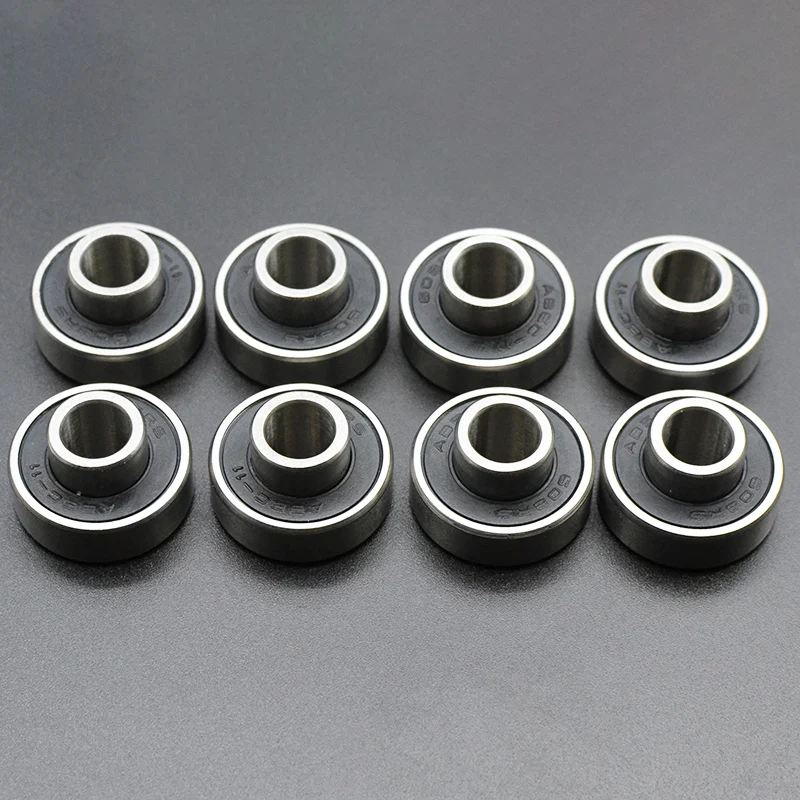 608 RS 베어링, ABEC-11 통합 스페이서 베어링, 608 스케이트보드, 롱보드, 댄스보드 베어링, 8 개, 8x22x7mm