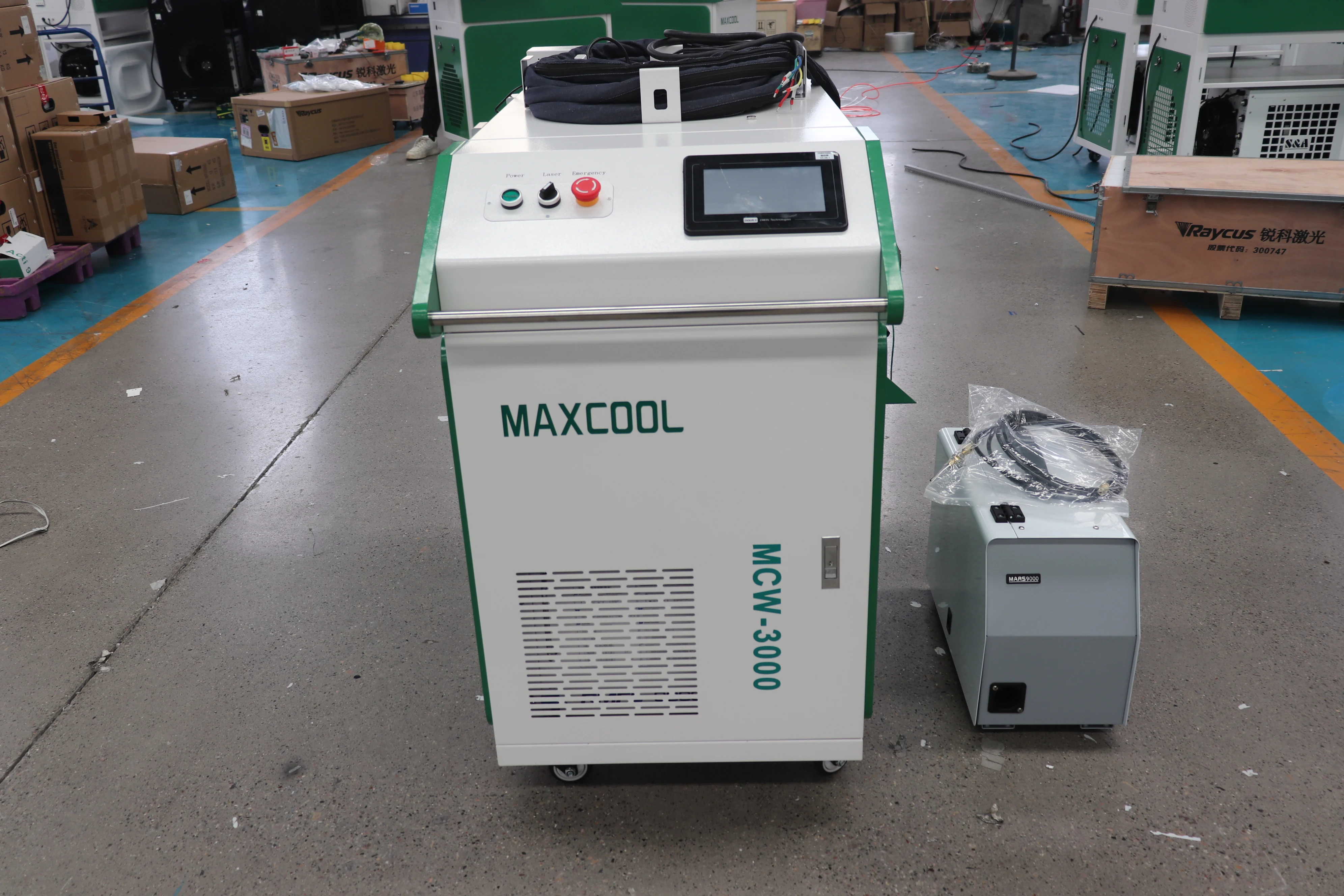 

Clean/Weld/Cut 3-in-1 Machine, MCW-3000, Laser Rust Cleaning, Welding Machine, Raycus MAX Reci JPT IPG, Handheld Portable, Tool