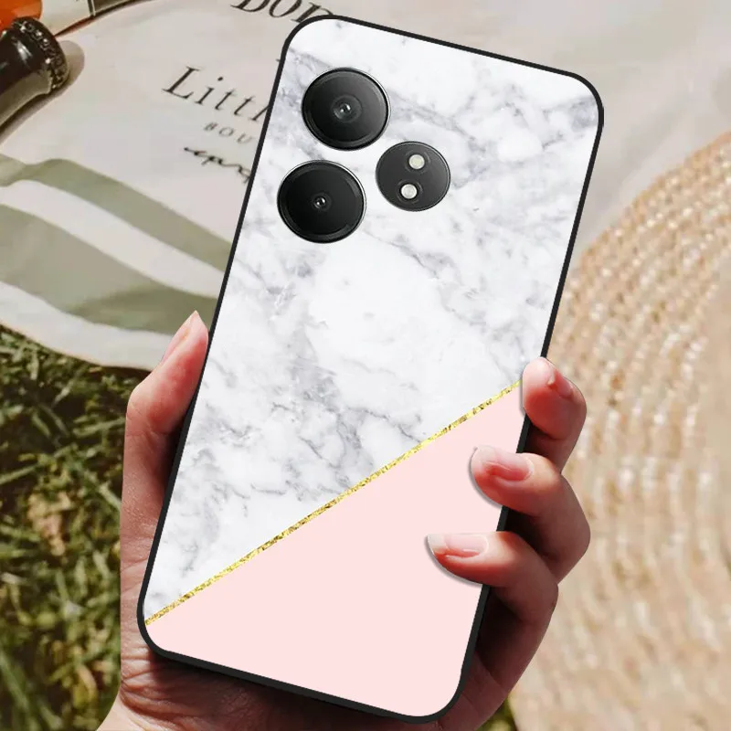 Sleek Black Silicone Phone Cover - Soft TPU Bumper Case & Protector