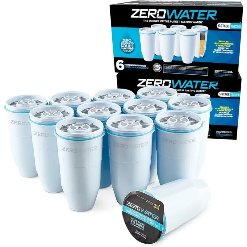 

HAOYUNMA Replacement Filter - 5-Stage Filter Replacement 0 TDS - NSF Certified to Reduce Lead, Chromium