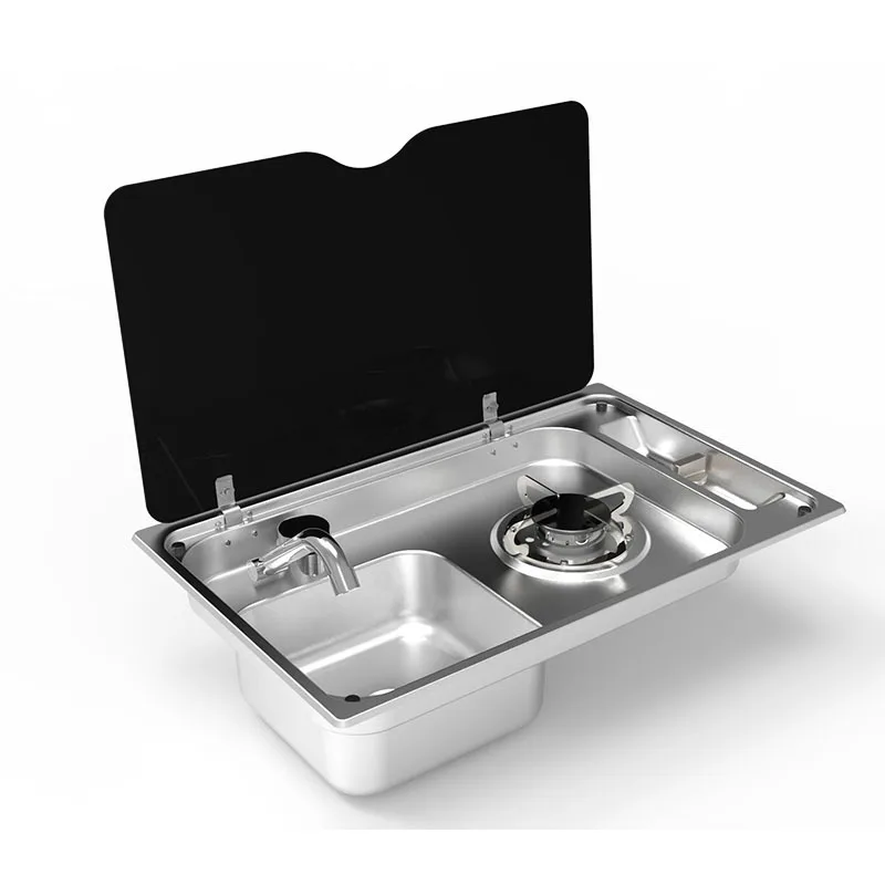 Gas stove with lid RV sink with lid hardware accessories for sink with lid 2