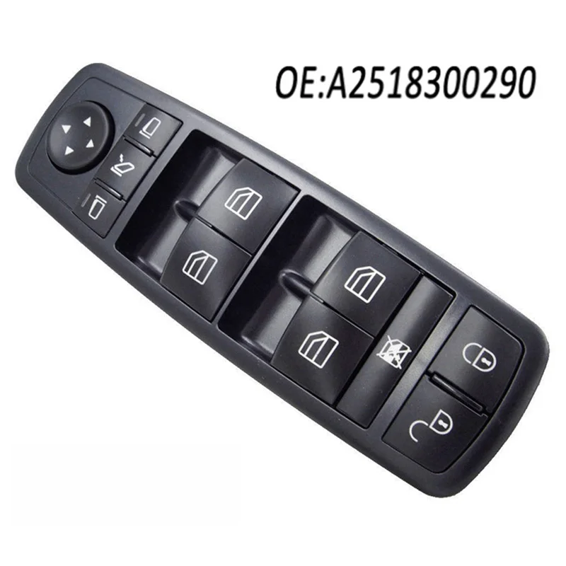 

Автомобильный главный выключатель стеклоподъемника A2518300290 A 2518300290 251 830 для BENZ W164 GL320 GL350 GL450 ML320 ML350 ML450 R320 R350 0290