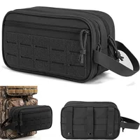 1000D Tactical Toiletry Bag Molle EDC Organizer Pouch Utility Men Large Capacity Travel Storage Case for Outdoor Hunting Camping 1