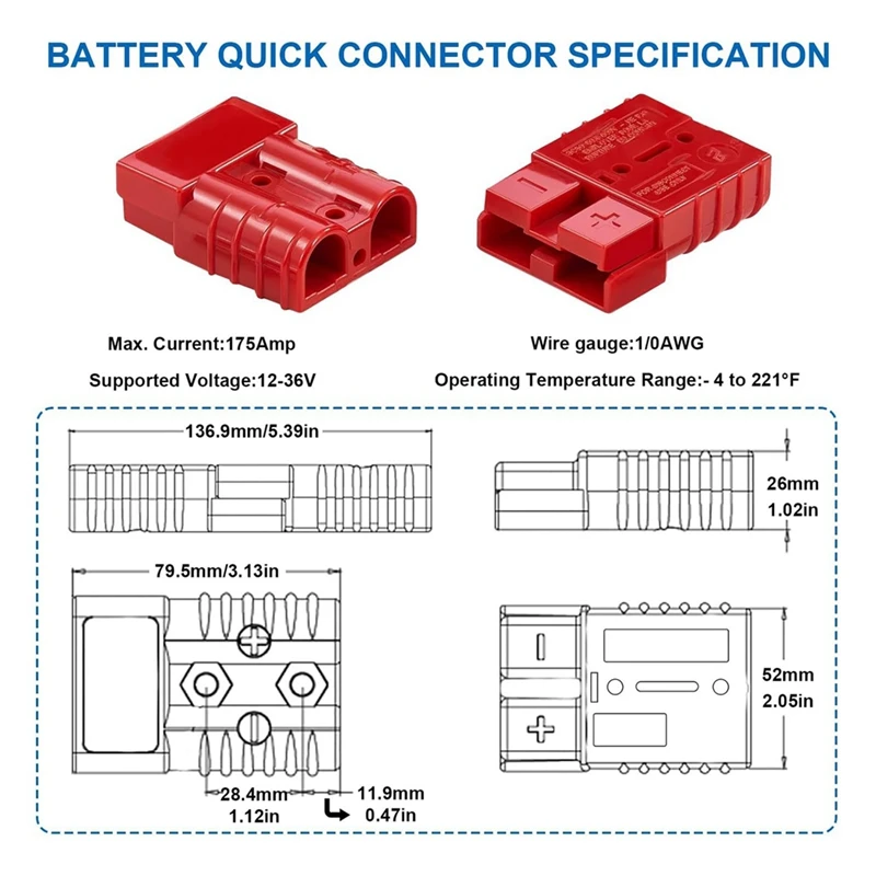 175Amp ͸   ÷  Ŀ, ġ, ƮϷ   , 1/0-4  ͸, 2 