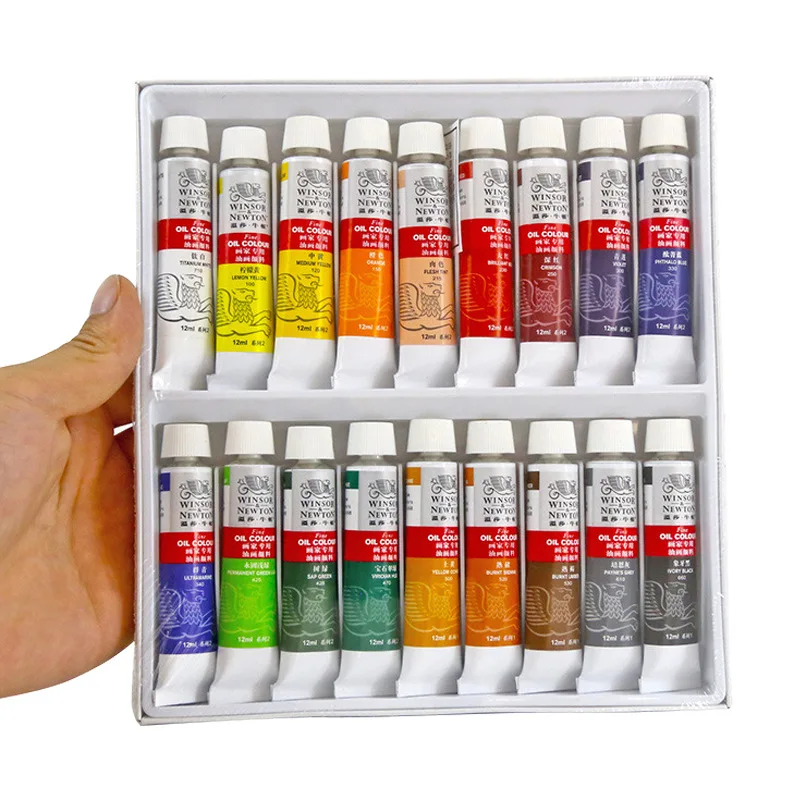 12/18/24 Colors 12 ML Tube Oil Paints Art For Artists Canvas Pigment Art Supplies Drawing Set