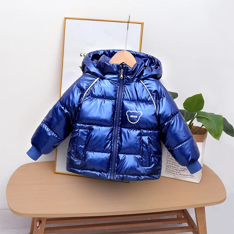 Girls Down Coat Jacket Cotton Windbreak Outwear 2023 Cute Warm Plus Thicken Velvet Winter Skiwear School Children's Clothing