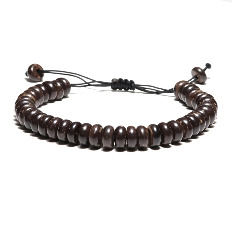 Natural Wooden Meditation Bracelet for Men