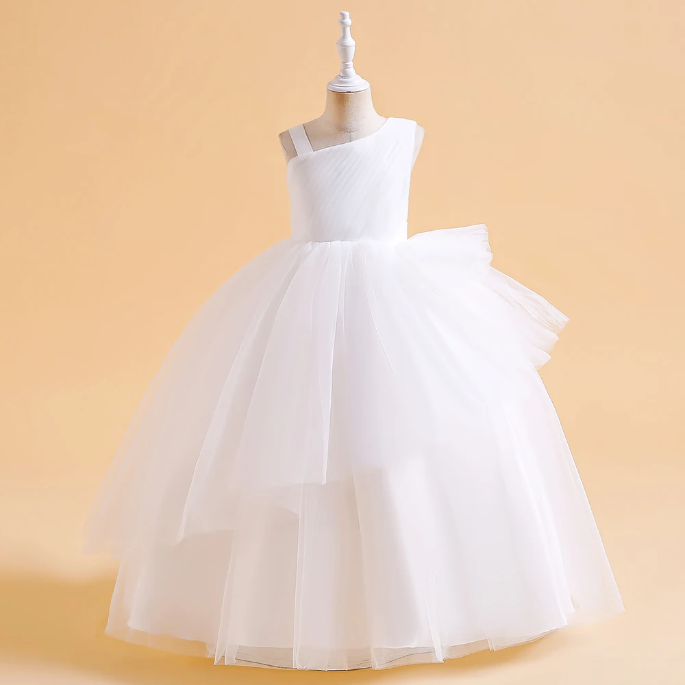 

New Year Christmas Elegant Kids Birthday Princess Dress For Girls Children Costume Teenage Tulle Wedding Gown Dresses