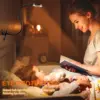 Clip on Desk Lamp USB Table Lamp Eye Protection LED table Light Bendable Flexible Reading desk Lamp Nail Tattoo Reading Beauty 4