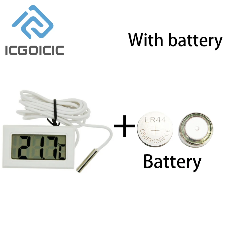 Mini LCD Digital Thermometer With Waterproof Probe For Freezer Refrigerator thumbnail 12
