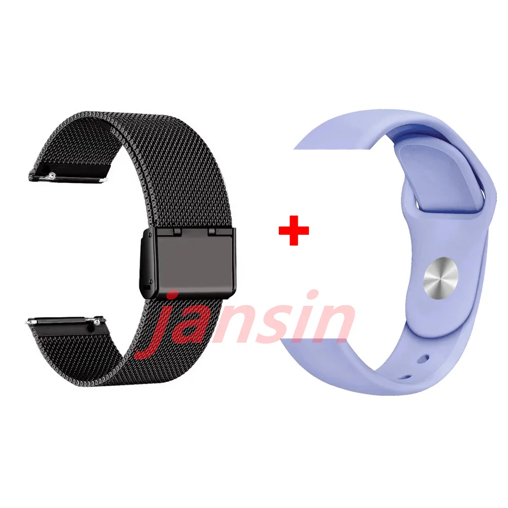 Dual-Pack Metal Watch Strap - 20mm/22mm Replacement Bands