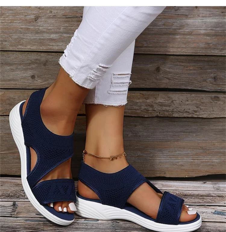Women Shoes Sandals Summer Fashion Open Toe Walking Shoes Thick bottom Ladies Shoes Comfortable Sandals Platform Sexy Footwear