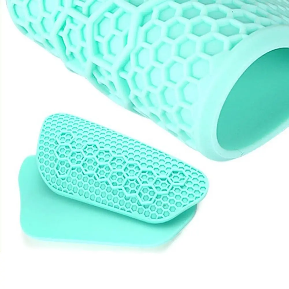 1 Pair Lightweight Soccer Shin Guards Wear-resistant Shockproof Silicone Football Shin Pad Shock Absorbing Leg Protection