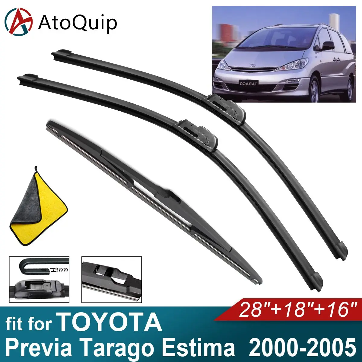 

Задние щетки стеклоочистителя для TOYOTA Previa Tarago Estima