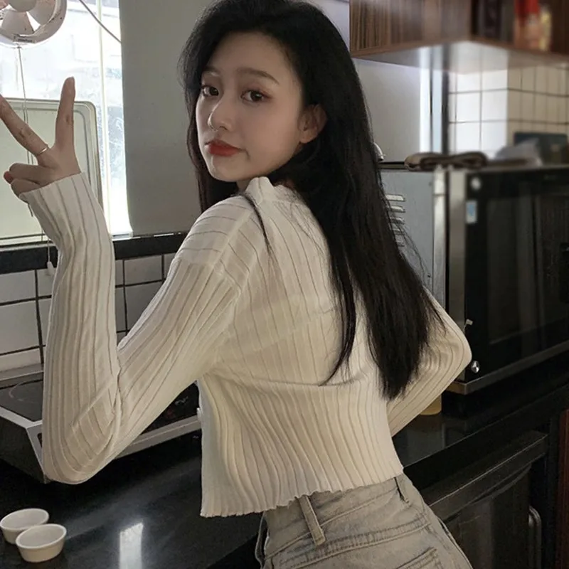 여성 슬림핏 서스펜더 조끼 + 브이넥 니트 카디건 재킷, 섹시한 서스펜더 + 니트 카디건 투피스 세트, 한국판