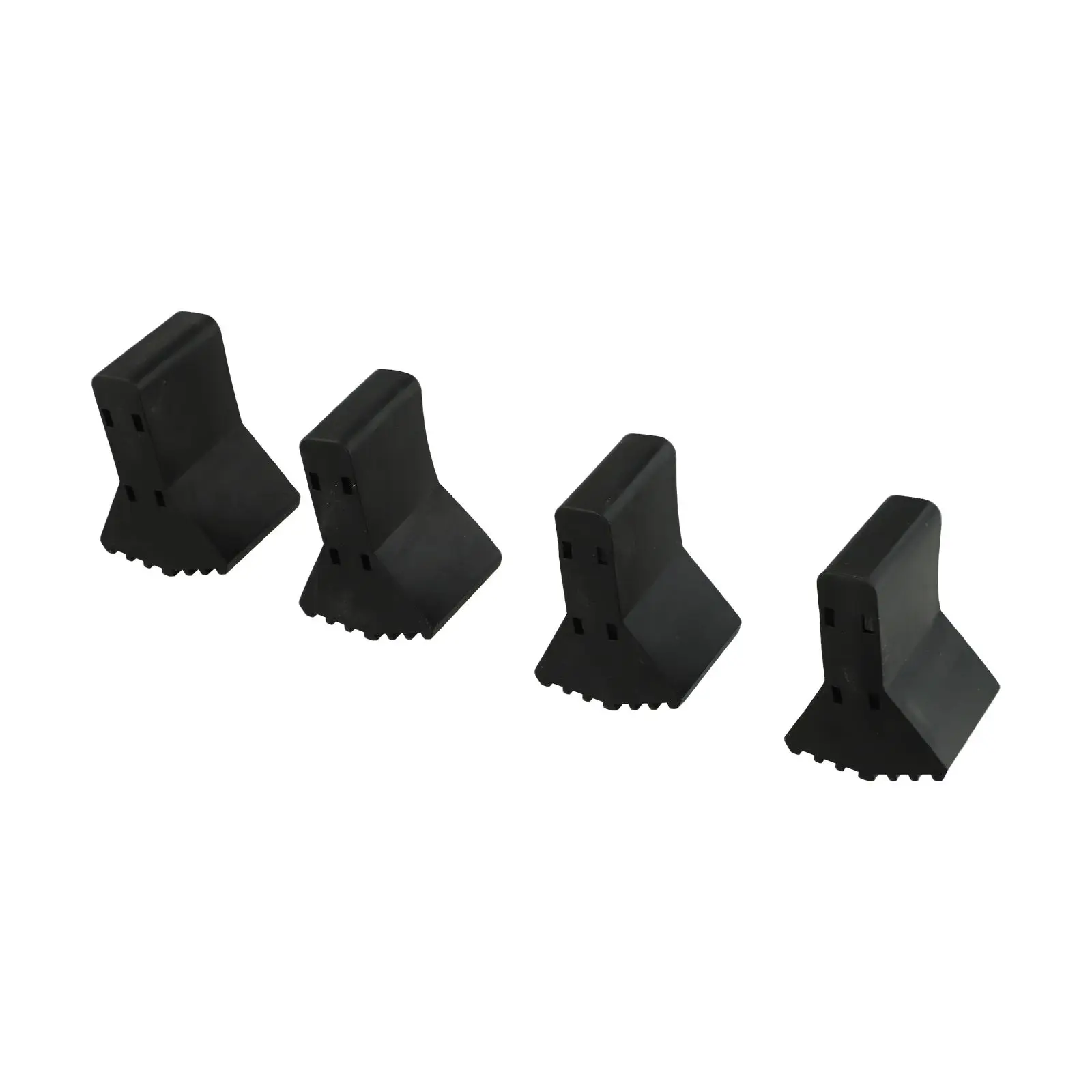 4/6Pcs Non-slip Ladder Feet Rubber Pads Replacement Folding Ladder Leg Feet Pads Foot Covers Folding Ladder Protectors Cover
