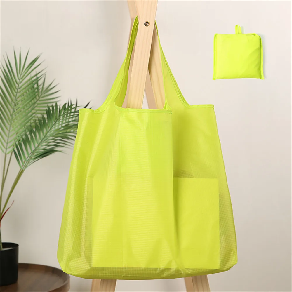 Eco-Friendly Reusable Foldable Shopping Tote - Machine Washable
