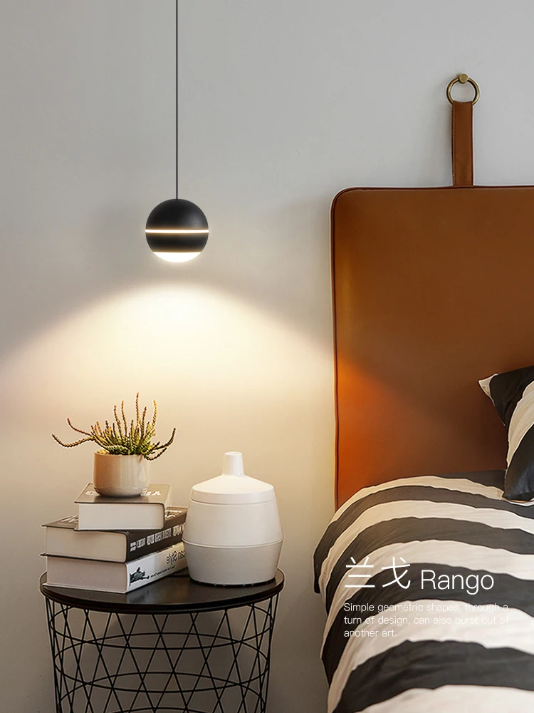 

Modern LED Pendant Lights Nordic Bedroom Lighting Fixtures Store Lamp 7W Decoration Home Ball Chandelier for Dining Room