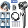 Shower showerhead High Pressure Shower Head One Button Water Stop Water Water Saving Adjustable 4 Mode Water Massage Shower Head 1