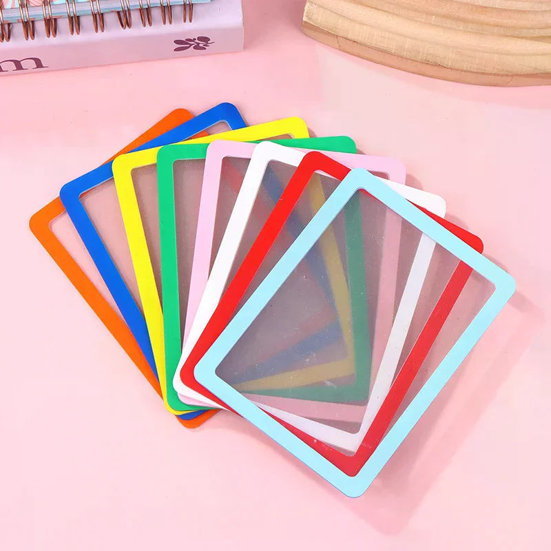 5PCS 하드 에지 카드 슬리브 보호 쉘 플라스틱 소재 카드 슬리브 낙하 방지 보호 쉘 보호 기능 제공