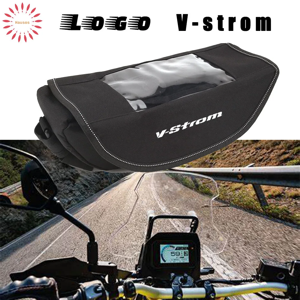 

Дорожная сумка для инструментов Suzuki V-STROM DL1050Y DL1050DE 1050, водонепроницаемая и пылезащитная сумка для хранения руля, аксессуары для мотоциклов