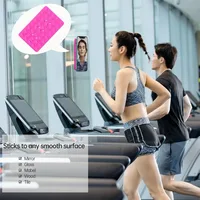 Двусторонний силиконовый чехол для телефона на присоске, съемная подставка, силиконовая резиновая присоска для селфи и видео, фиксированная накладка — изображение 4