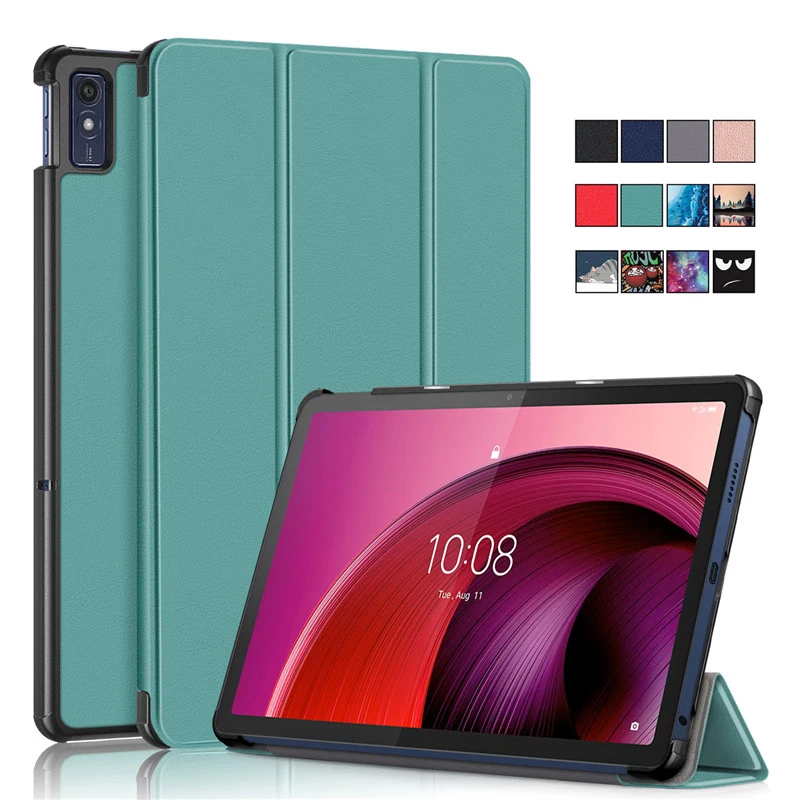Lenovo Tab M10 5G Premium Magnetic Fold Leather Tablet Stand Case