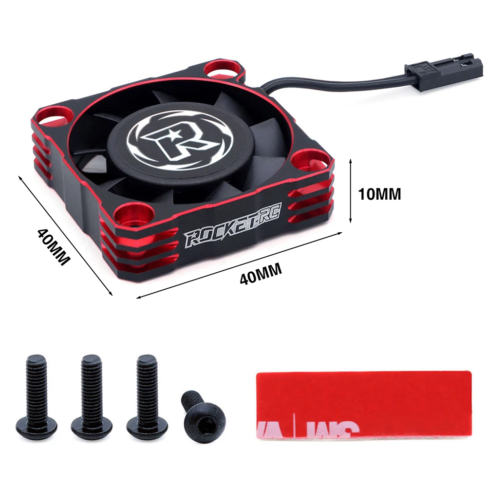 Raketen-RC-Metall kühl ventilator 8,4/40mm 16000 V 21000/30000 U/min a3 Version t6 Aluminium rahmen für die Wärme ableitung von RC-Esc-Motoren – Detail 18