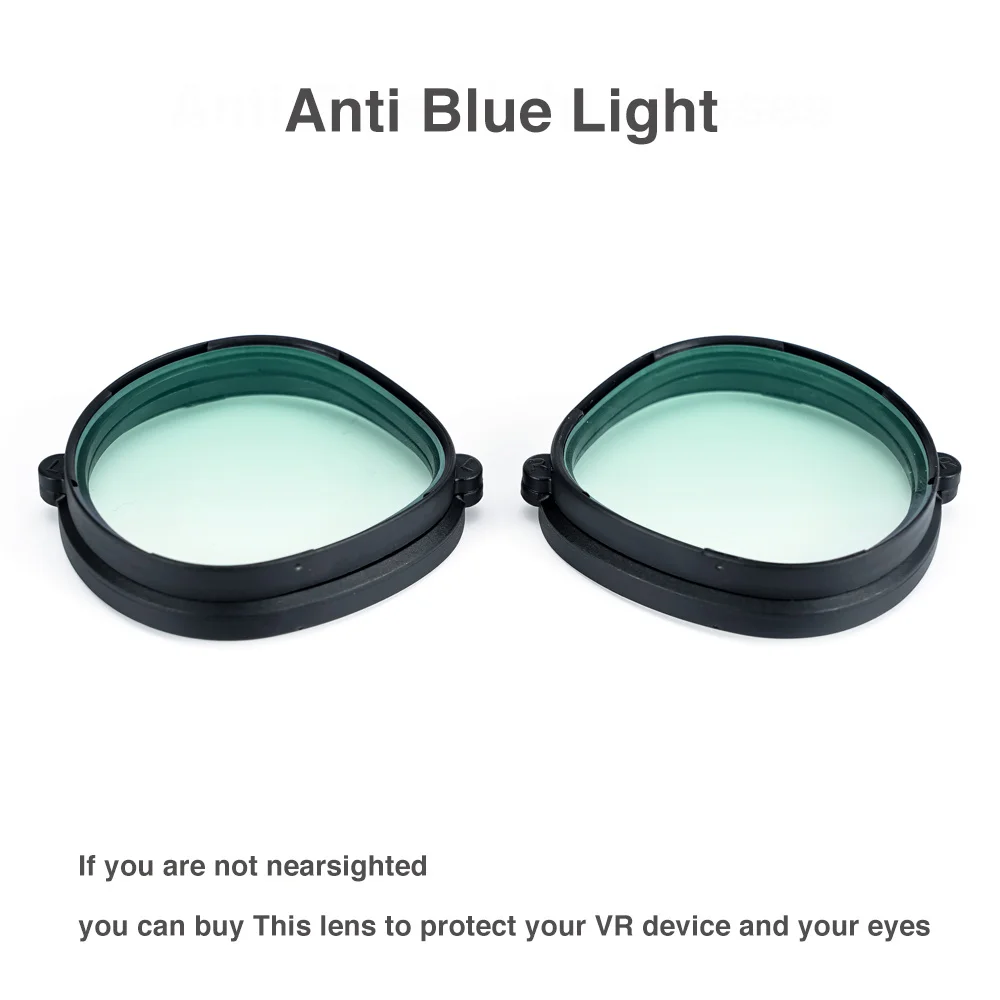 Myopia Anti Blue Light Magnetic Eyeglass Lens Inserts VR Prescription Lenses for Oculus Quest 1/2 Glasses Protector Accessories 