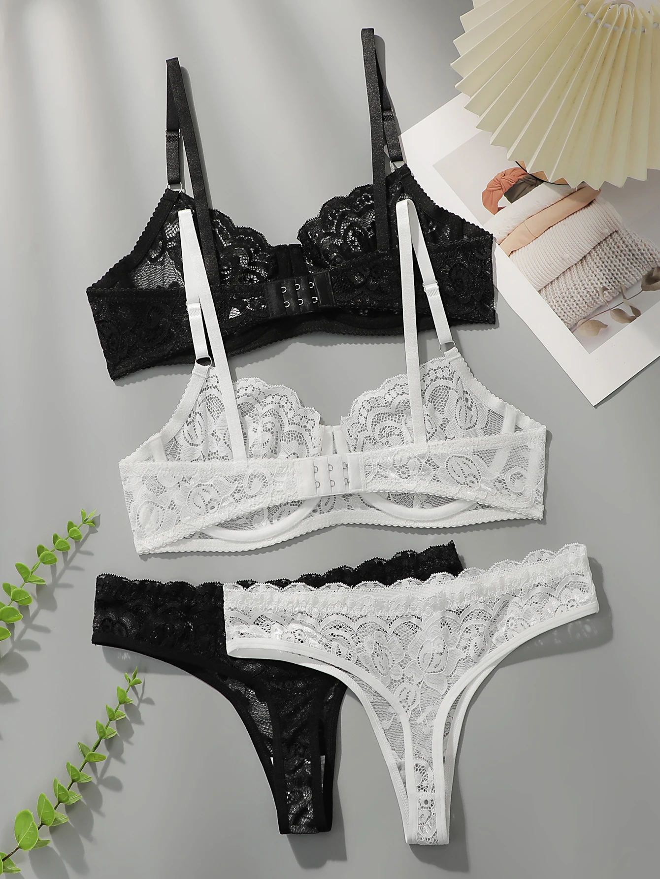 Ensemble lingerie détail dentelle