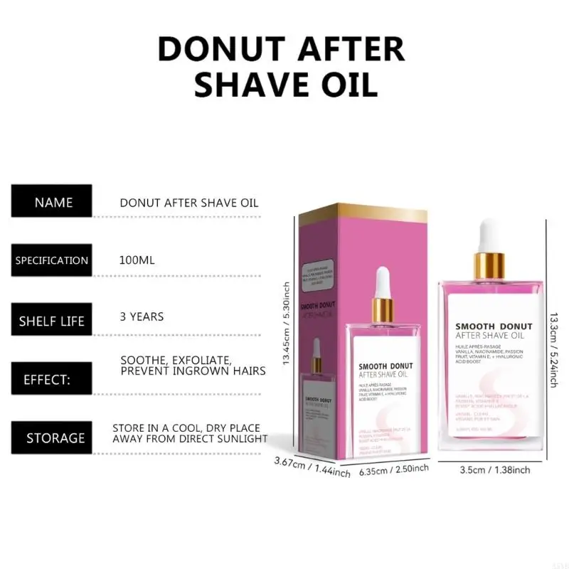 After Shave Oil for Smooth Skin Soft Aftershave Oil Strengthin Skin Barrier A5YB