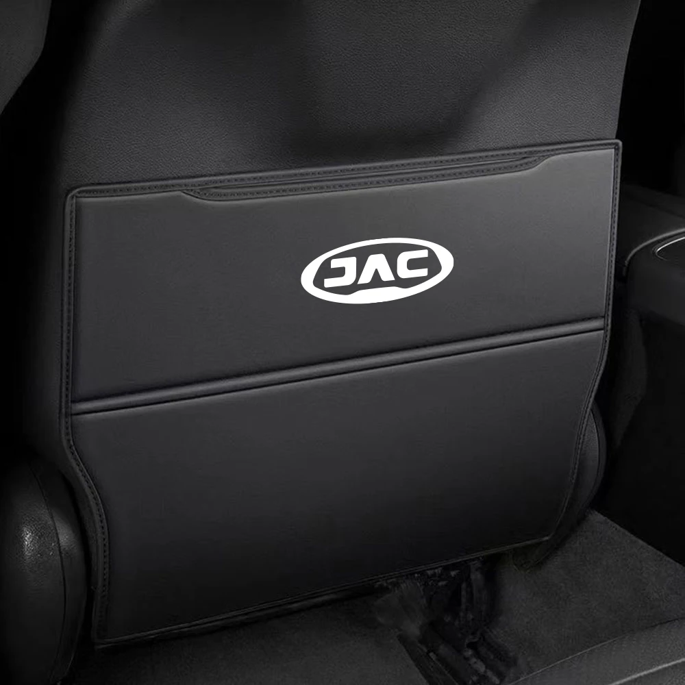 2PCS Leather Car Seat Back Anti Kick Protect Pad For JAC j4 s2 t8 js4 j2 j7 js2 s2 s3 t6 j3 j5 j6 s5 Auto Interior Accessories