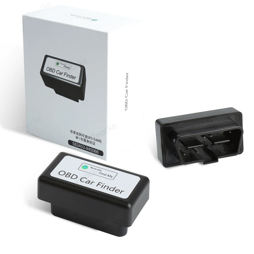 Gps tracker Mini GPS Tracker For Car OBD2 Locator For Apple Find My ITag OBD GPS Monitor Tracker Vehicle Anti-lost Free App