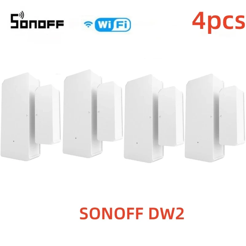 thumbnail: SONOFF DW2-RF Deur- En Raamsensor - Draadloos Alarmsysteem - Werkt Met Alexa En Google Home