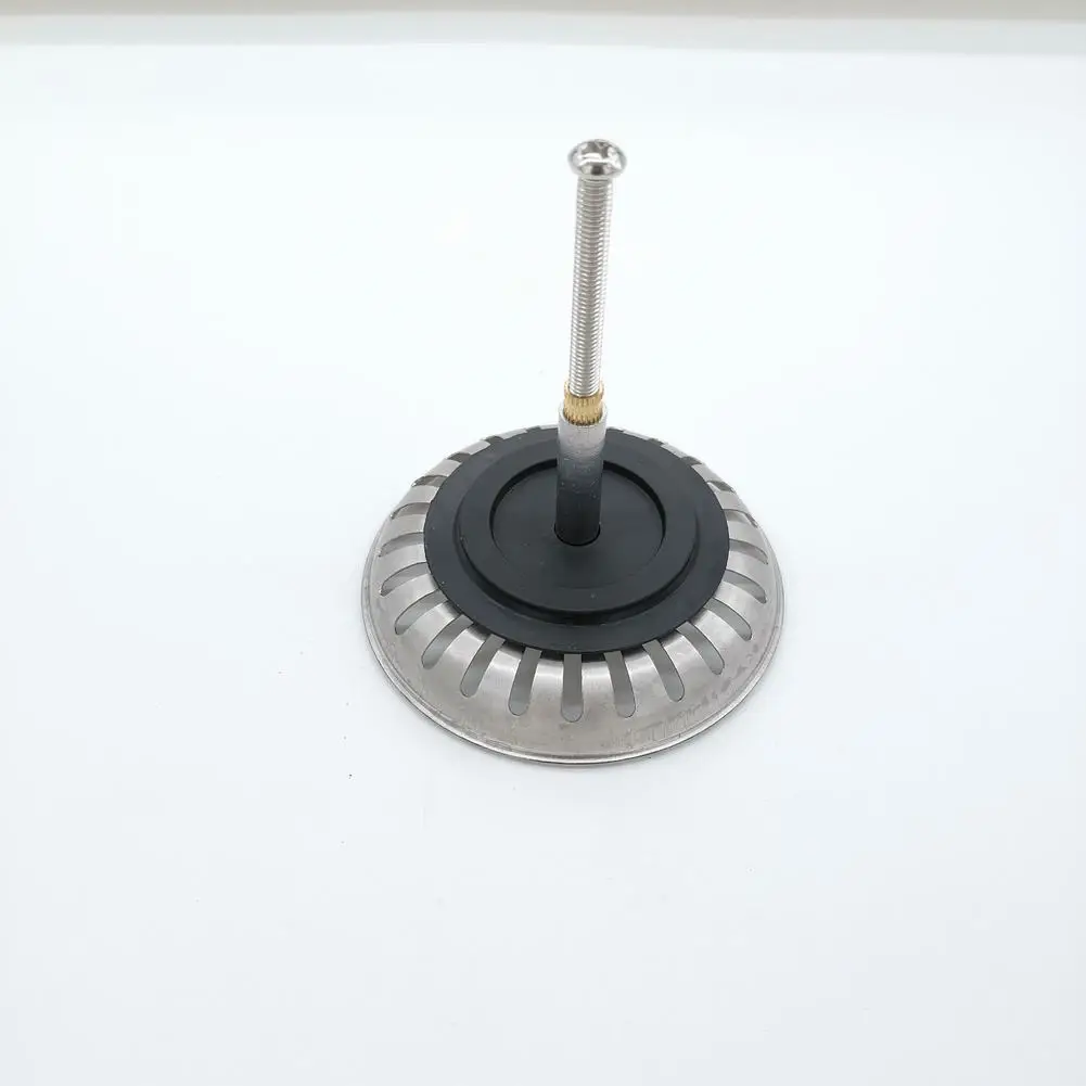 1pc 82mm Stainless Steel Strainer Kitchen Sink Strainer Waste Plug Adjustable 30mm/50mm Screw Water Basin Drain Stopper Filter sink filter kitchen sink filter sink strainer kitchen sink strainer