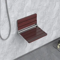 Wall Mounted Shower Seats Bathroom Folding Chair Shower Seat Stool Child Bath Stool Wooden Footstool for Bathing Saving Space 1