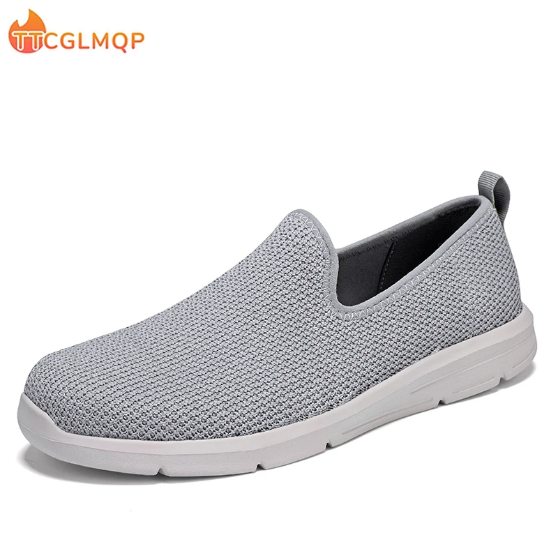 Summer Men’s Casual Shoes Breathable Canvas Sneakers For Men Outdoor Lightweight Walking Shoes Men’s Mesh Shoes Loafers Big Size
