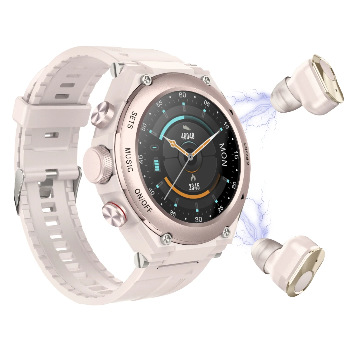 DIXSG T92 Ʈ ġ  2 In 1 TWS ̾ ȭ   ڵ  DIY ð ̽  Smartwatch