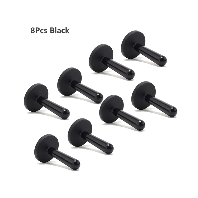8PCS Black