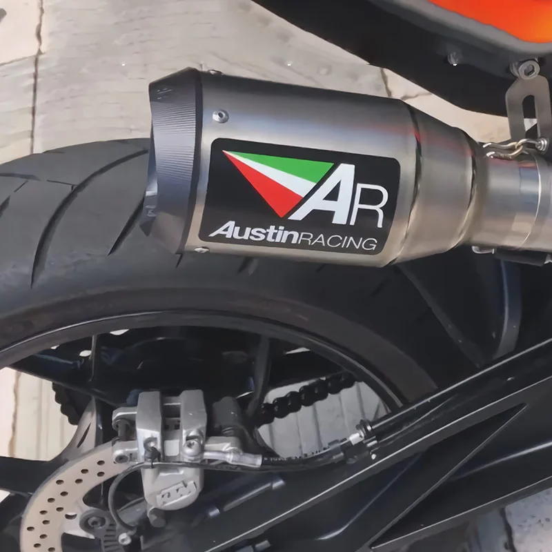 For Austin Racing Exhaust Stickers Motorcycle accessories Escape