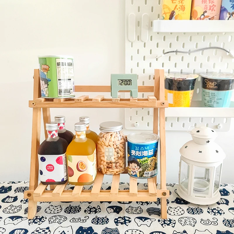 Scaffale In Legno Organizzatore Di Stoccaggio Display Desktop Nordic Spice Shelf Organizer Scrivania Da Ufficio Artitcoli Per La Casa Scaffale Stand D