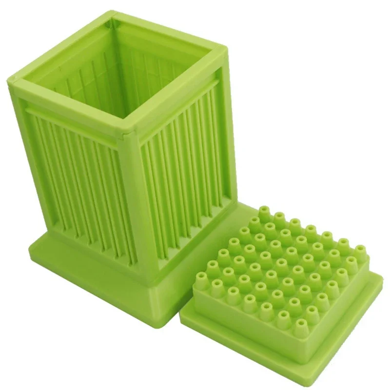 49 Holes Meat Skewer Kebab Maker Box Machine Beef Meat Maker Grill Barbecue BBQ Tools Knife Holder for Camping