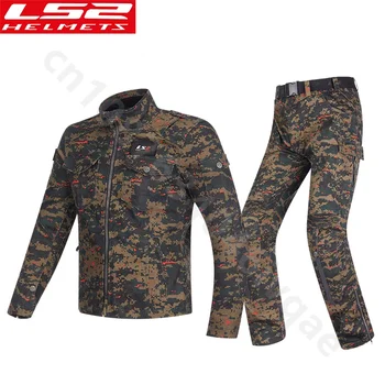LS2 Motorcycle Riding Suit Summer Breathable Anti Drop Wear-resistant Travel Moto Jacket Мото Экиперовка Мужская