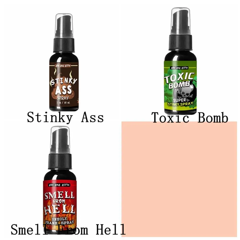  Stinky Ass Toxic Bomb Prank Fart Spray - 1 oz. Bottle - Nasty  Fart Spray That Smells Horrible - Made in The USA : Toys & Games