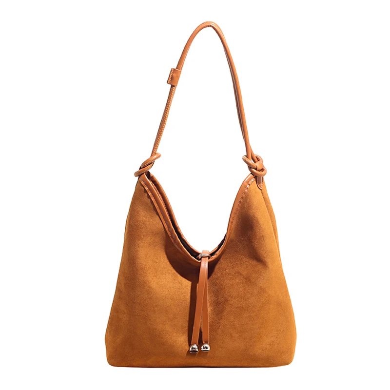 Tote Bag for Women Large Capacity Faux Suede Shoulder Bag Large Capacity Tote Bag for Daily Office Work Business Travel School